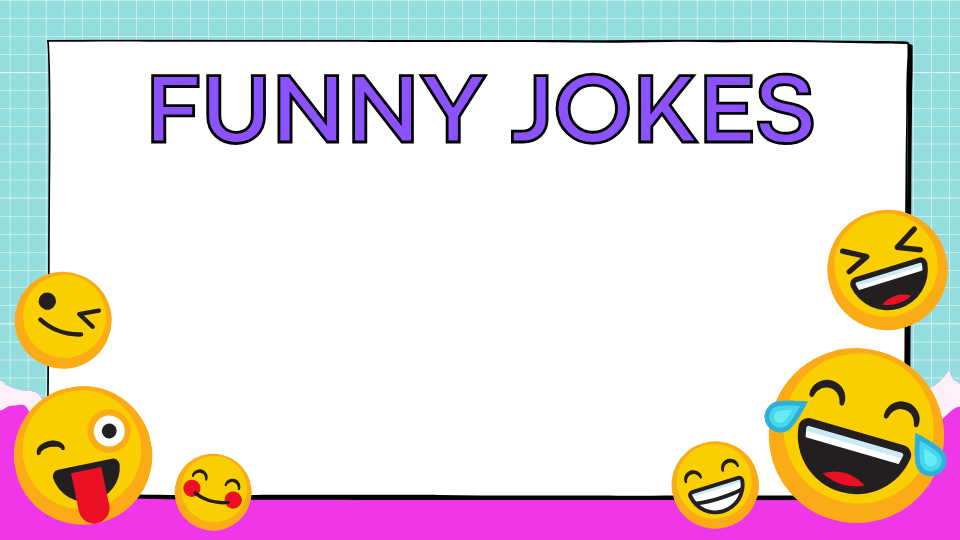 Funny jokes … and a silly walk!